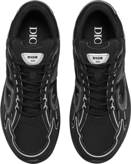 Dior All Black B30 Sneakers