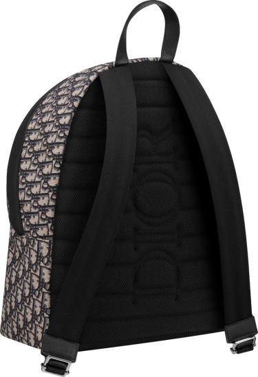 Dior Beige Canvas Oblique Rider Backpack