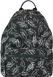 Dior Black Allover Christian Dior Atelier Print Backpack