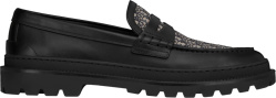 Dior Black And Beige Oblique Explorer Loafers