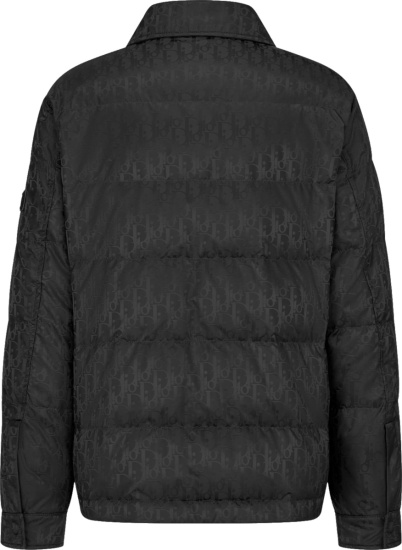 Dior Black Oblique Padded Jacket