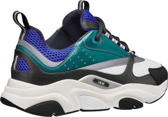 Dior Blue & Teal 'B22' Sneakers | Incorporated Style