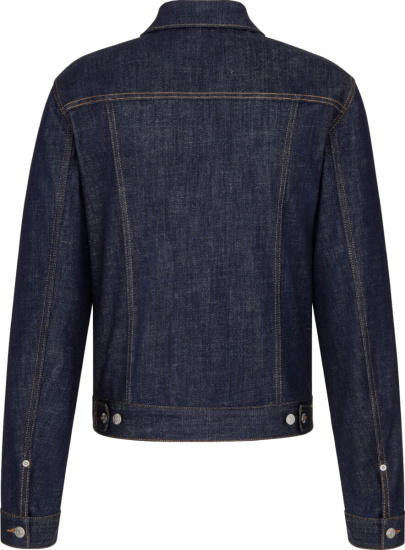 Dior Blue Denim Oblique-Lined Jacket | INC STYLE