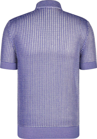 Dior Blue Light Sleeve Turtleneck Sweater