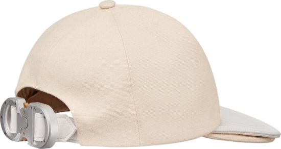 Dior Cd Buckle White Baseball Hat
