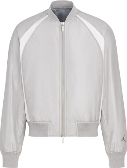 Dior x Jordan Grey 'Air Dior' Bomber Jacket | INC STYLE