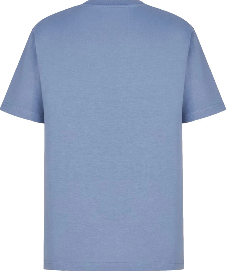 Dior Light Blue And Pink Cd Icon T Shirt