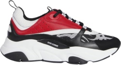 Dior Red And Tribal Print B22 Sneakers