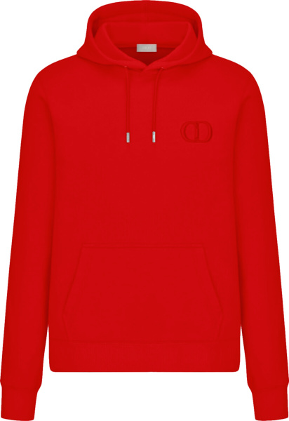 Dior Red Cd Icon Hoodie 113j698a0531 C300
