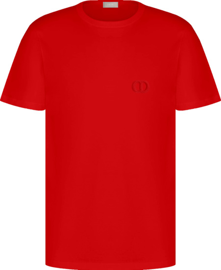 Dior Red Cd Icon T Shirt