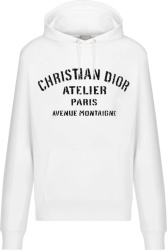 Dior White Christian Dior Atelier Hoodie