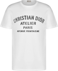 Dior White Christian Dior Atelier Print T Shirt