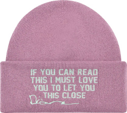 Dior x Cactus Jack Pink 'If You Can Read This' Beanie