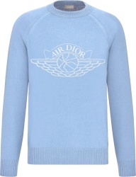 Dior x Jordan Light Blue 'Air Dior' Sweater
