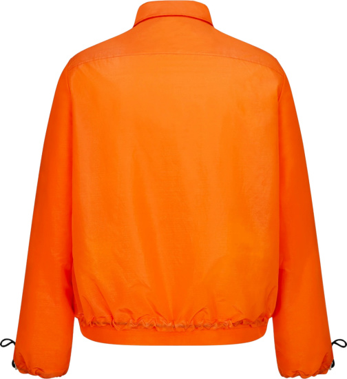 Dior X Kenny Scharf Orange Cd Logo Nylon Jacket