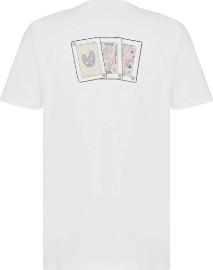 Dior X Kenny Scharf White Playing Cards T Shirt