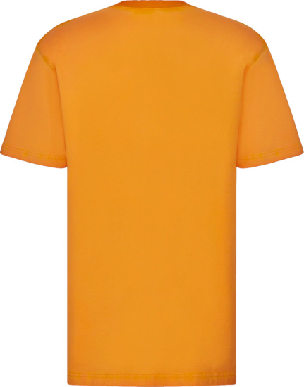 Dior X Peter Doig Orange Lion Patch T Shirt