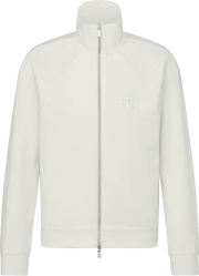 Dior X Shawn Stussy White Zip Track Jacket