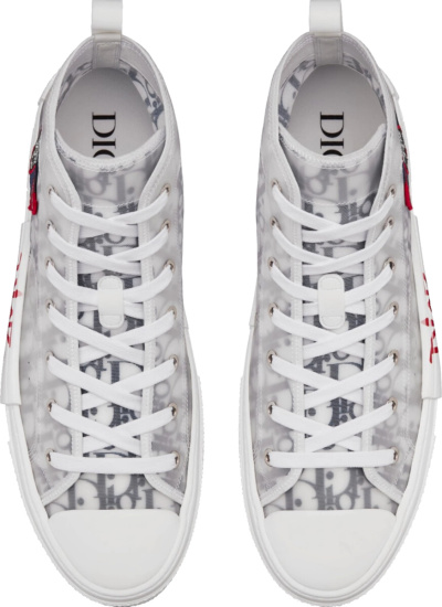 Dior X Shawn White Obliuqe Ox Head Patch Sneakers