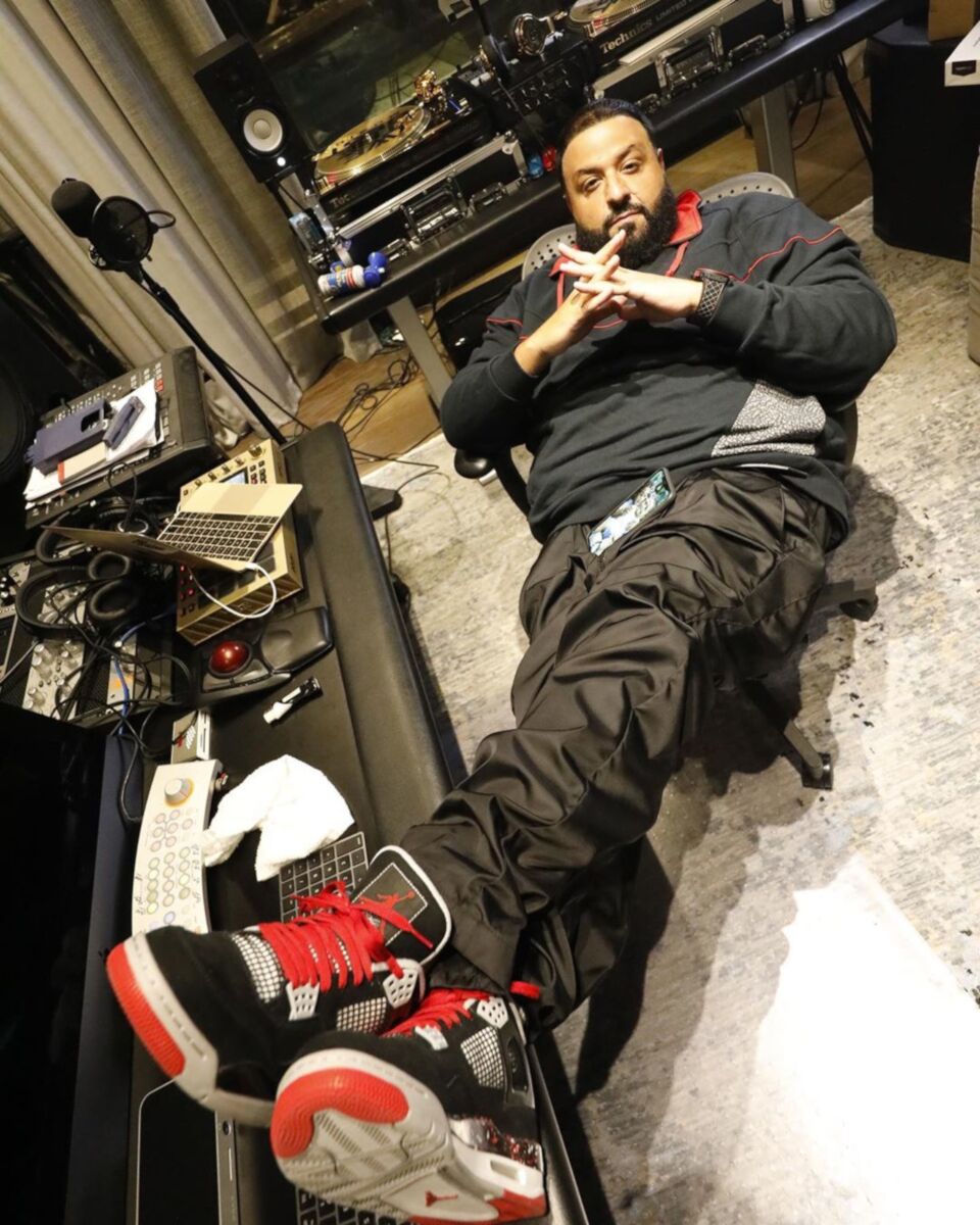 DJ Khaled Wearing a Hublot x Dwyane Wade Watch & Ultra-Rare Ovo Jordan 4s