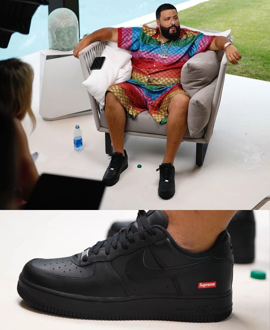 DJ Khaled Wearing a Gucci SS21, & Nike x Supreme Outfit