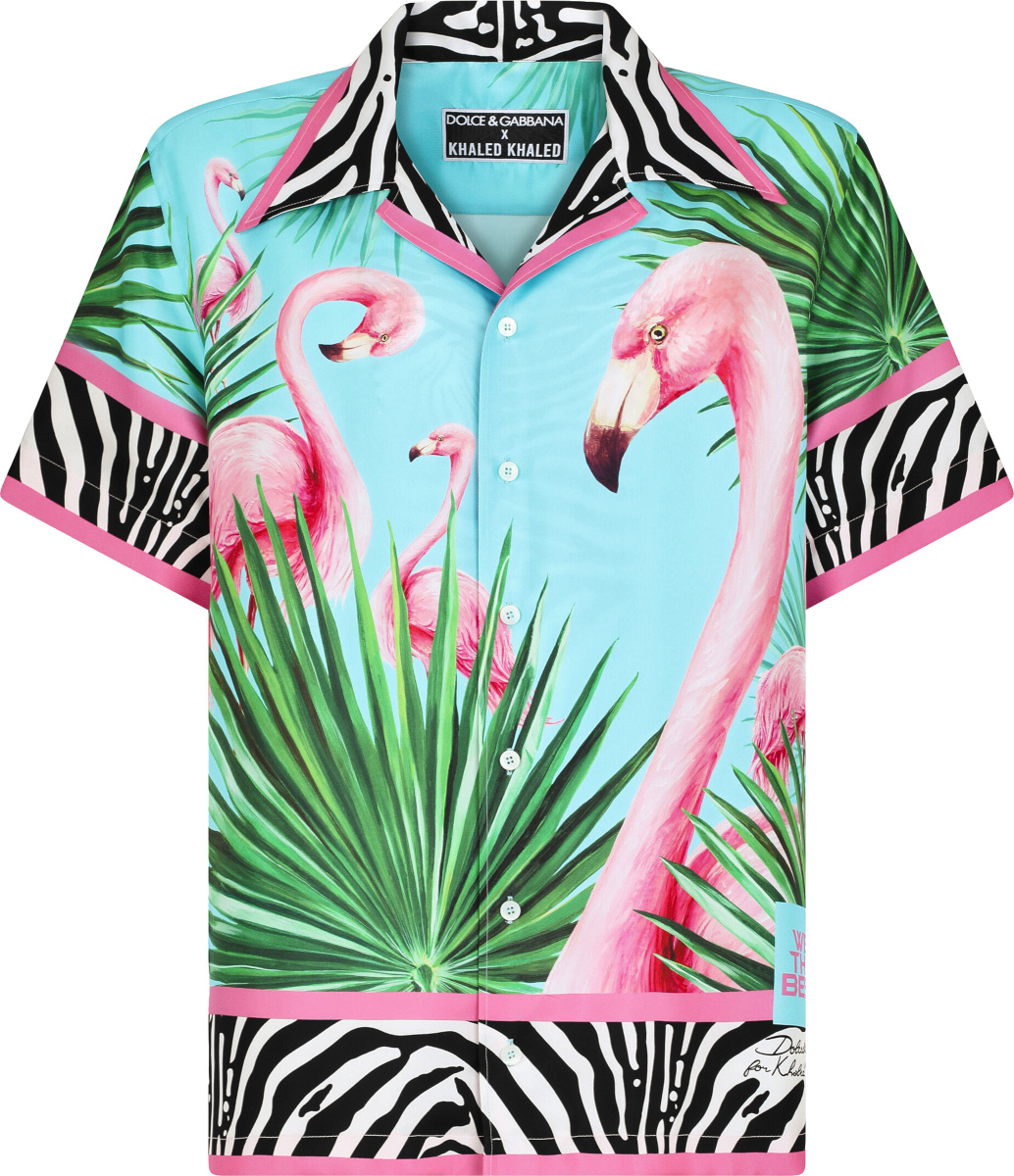 Dolce & Gabbana x DJ Khaled Flamingo Shirt | Incorporated Style