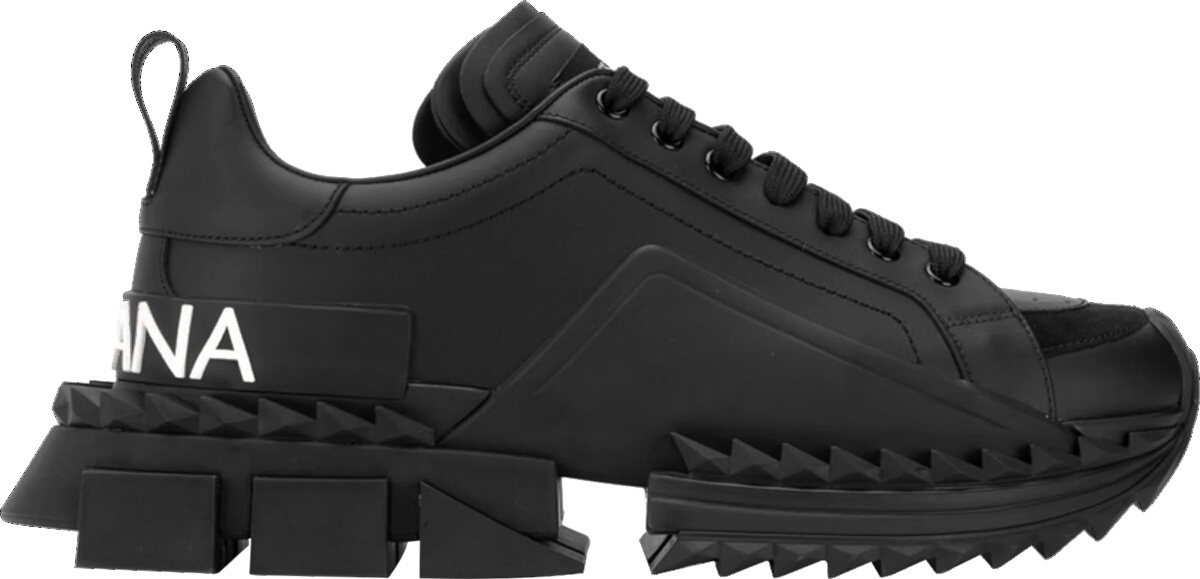 Dolce & Gabbana Black 'Super King' Sneakers | INC STYLE