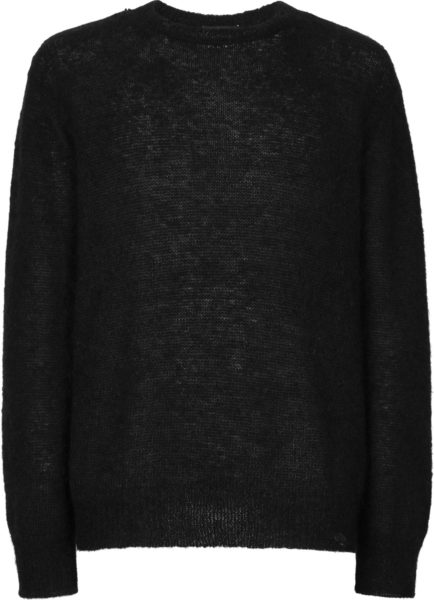 Dolce Gabbana Black Mohair Oversized Sweater