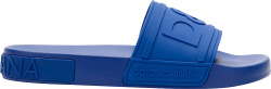 Dolce Gabbana Royal Blue Dg Strap Rubber Solides
