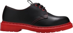 Dr Martens 1461 X Clot Black And Red Sole Shoes