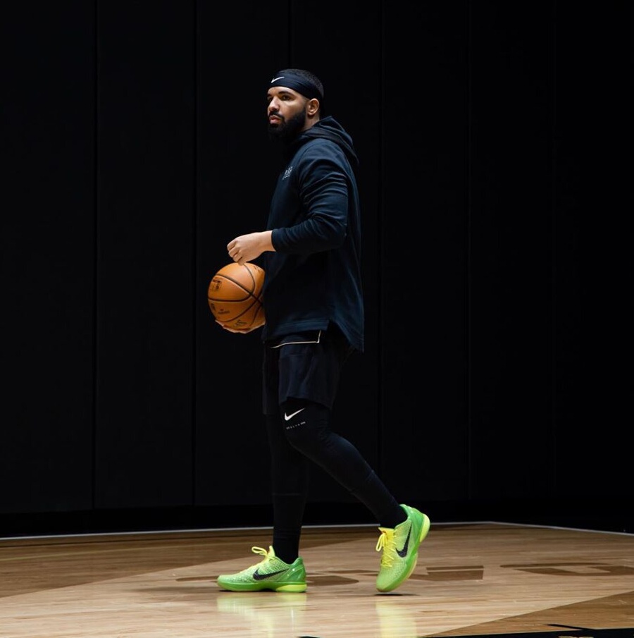 Drake Plays Basketball In Nike x 1017 Alyx 9SM, & Kobe 6 Grinch