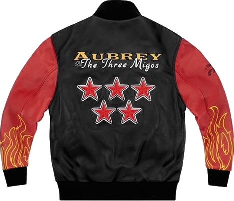Drake X Migos 2018 Black And Red Varsity Tour Jacket