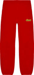 Drew House Red Secret Logo Sweatpants
