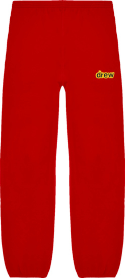 Drew House Red Secret Logo Sweatpants
