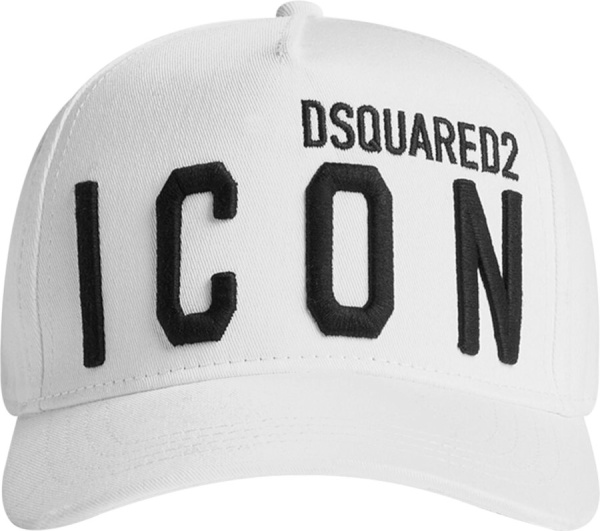 Dsquared2 White Icon Logo Hat