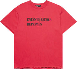 Enfants Riches Deprimes Red Classic Logo Tshirt
