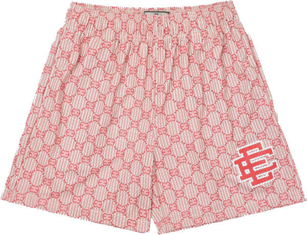 Eric Emanuel X Gucci Pink Allover Ee Shorts