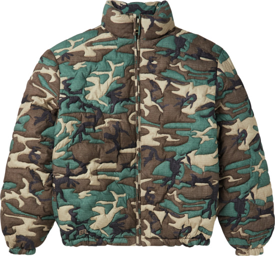 ERL Camo Quilted Down Jacket | INC STYLE