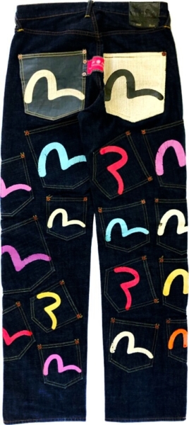 Evisu Multiback Pocket Jeans