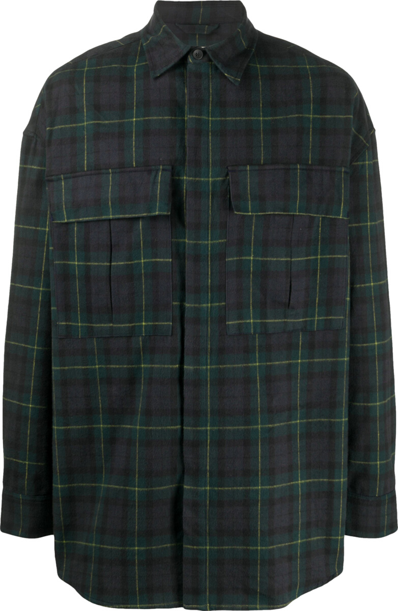 Fear of God Green Tartan Oversized Shirt | Incorporated Style