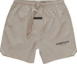 Fear Of God Essentials Taupe Volley Shorts
