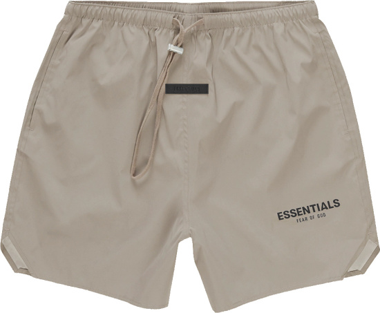Fear Of God Essentials Taupe Volley Shorts
