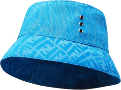 Fendi Light Blue Ff Vertigo Bucket Hat