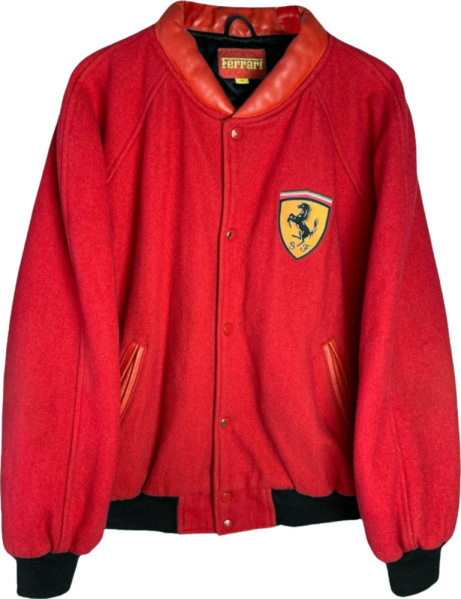 Ferrari Vintage Red Wool Jacket