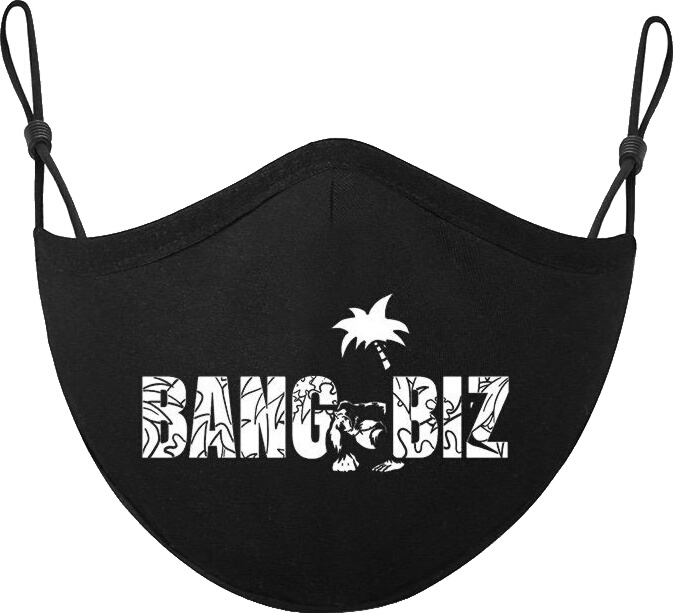 Fredo Bang Black 'Bang Biz' Merch Face Mask | Incorporated Style