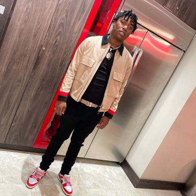 Fredo Bang Flexes In A Burberry Jacket And Belt With Matching Dunks