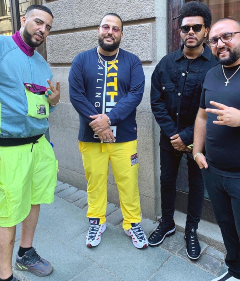 French Montana In Stockholm, SE With The Weeknd