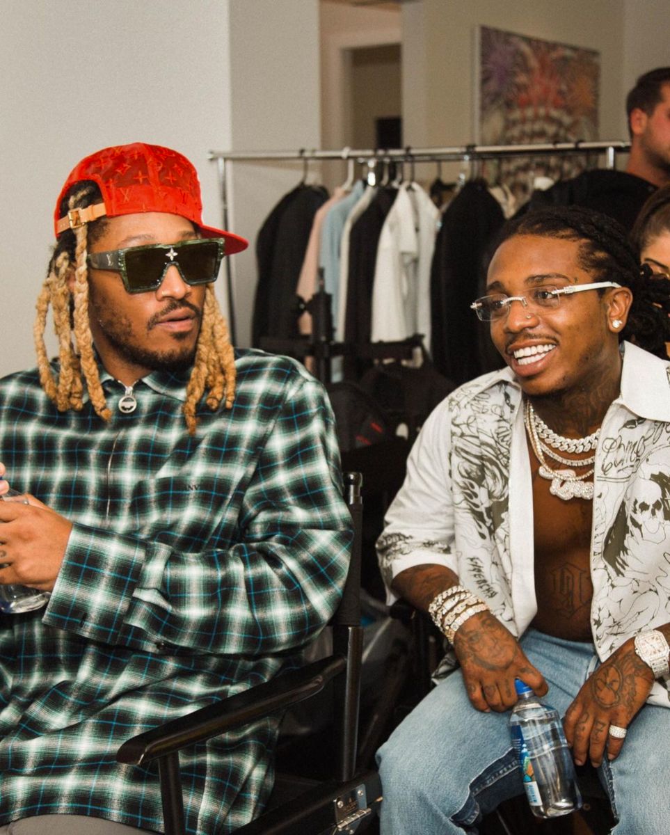 Future & Jacquees Wearing Louis Vuitton, Lanvin, & Givenchy Outfits