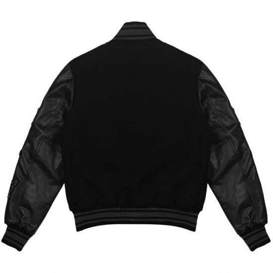 G Eazy Black Merch Varsity Jacket With Patches