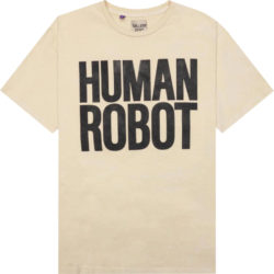 Gallery Dept Beige Human Robot Print T Shirt